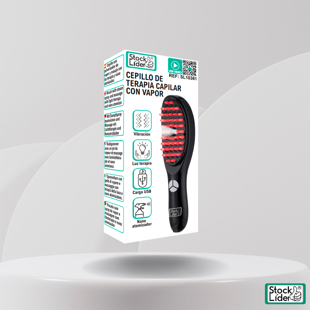 Cepillo de terapia capilar con vapor