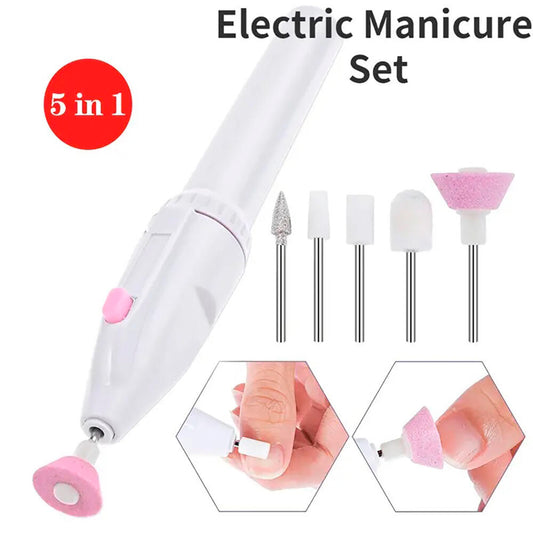 Set Profesional Manicura Eléctrico 5-en-1