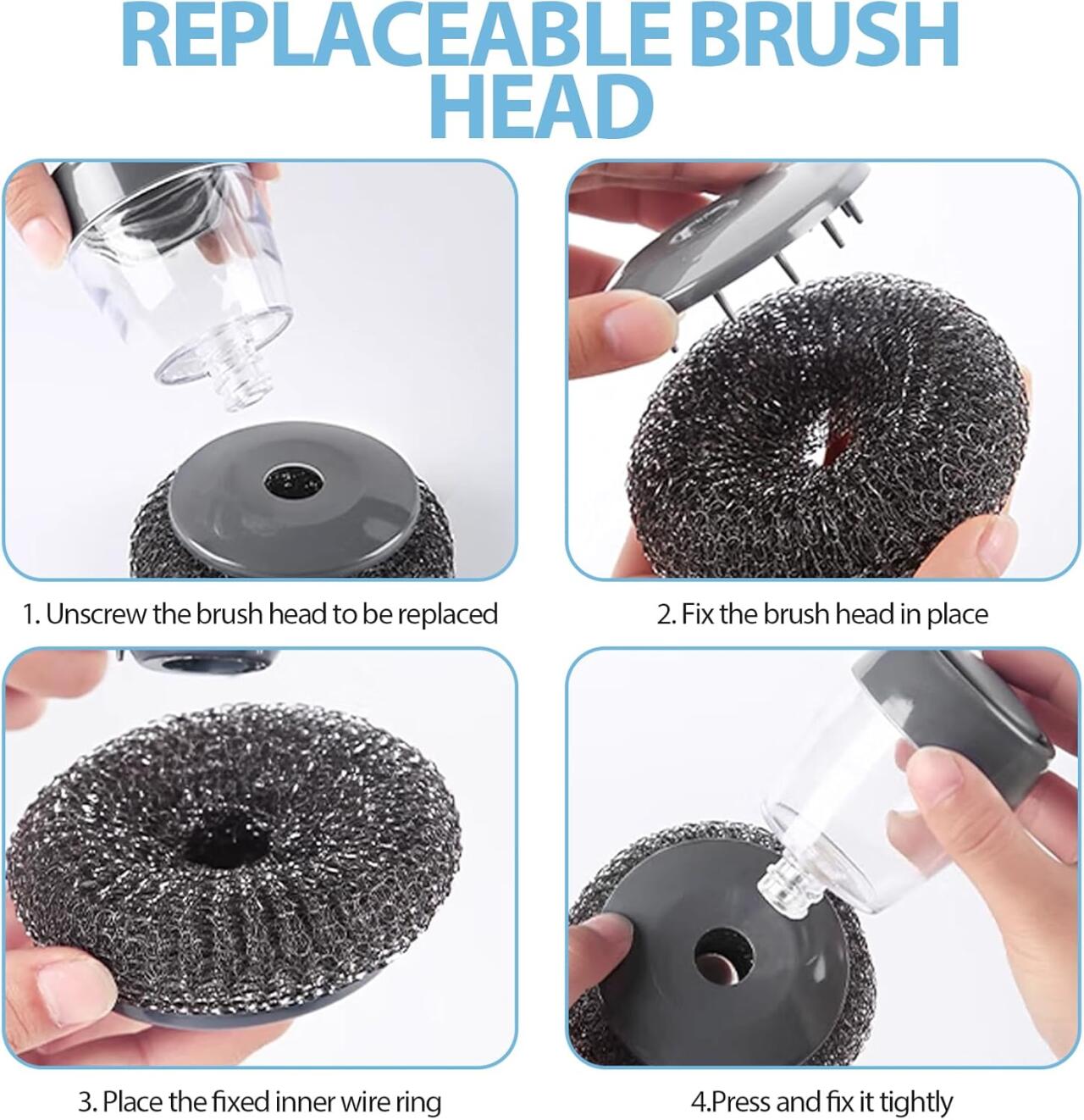 Esponja para Sarten con Dispensador