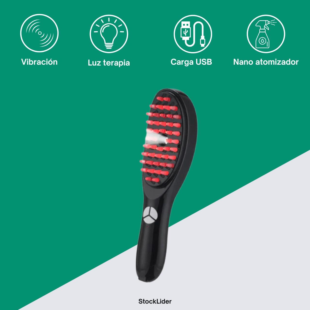 Cepillo de terapia capilar con vapor