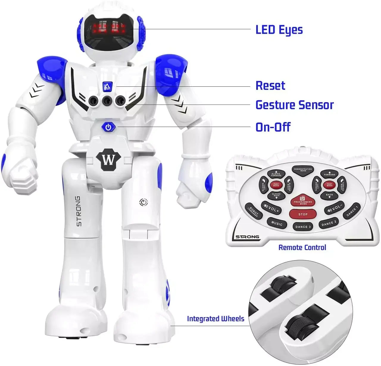 RC Smart Robot - Robot Inteligente Programable con Mando a Distancia